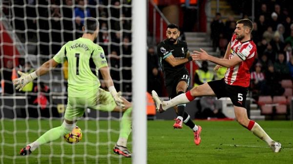 Salah scored his ninth and tenth goals of the season