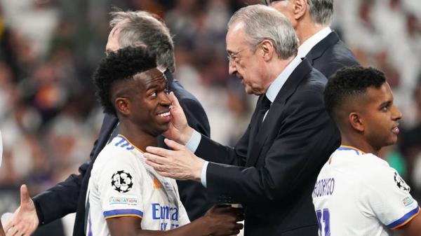 Real Madrid President Florentino Perez asserts that VInicius Jr was short-changed by Ballon D'Or voting system